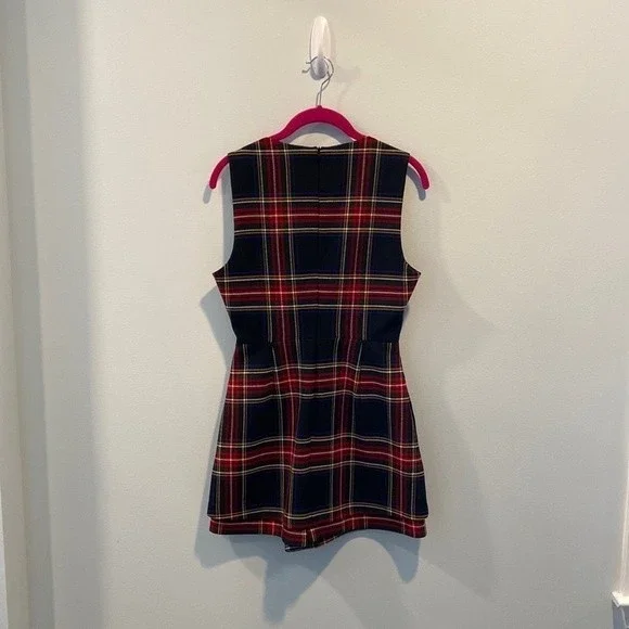 Maje Iris tartan plaid jumpsuit romper FR 36(US 4) - Picture 7 of 7